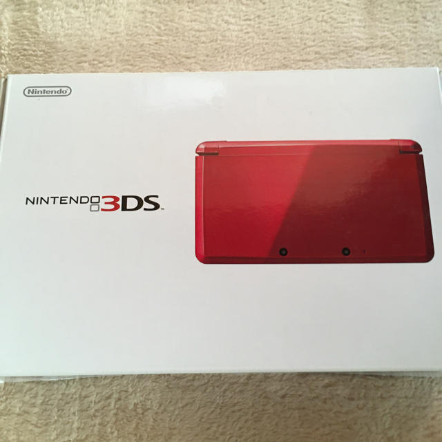 ニンテンドー3DS(ニンテンドー3DS)のNintendo 3DS  超美品　本体メタリックレッド エンタメ/ホビーのゲームソフト/ゲーム機本体(携帯用ゲーム機本体)の商品写真