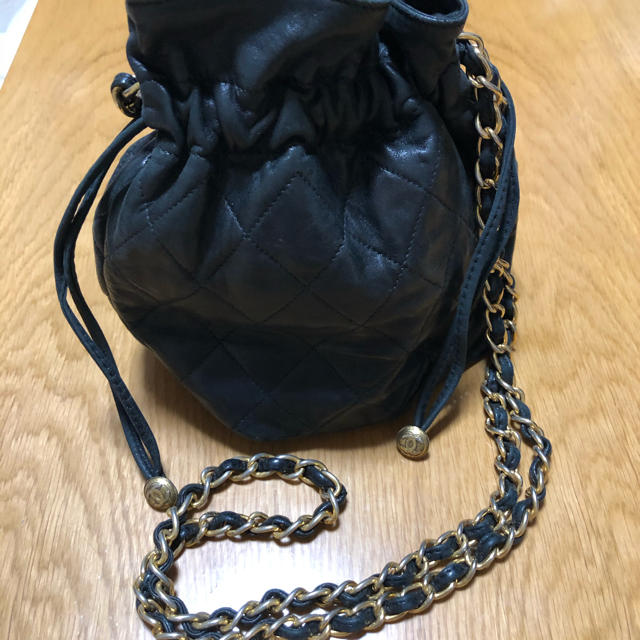配送員設置 CHANEL - シャネル マトラッセ 巾着 ハンドバッグ