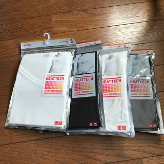 ユニクロ(UNIQLO)の(新品)ユニクロ　レディースヒートテック　　3枚　まとめ売り　　(アンダーシャツ/防寒インナー)