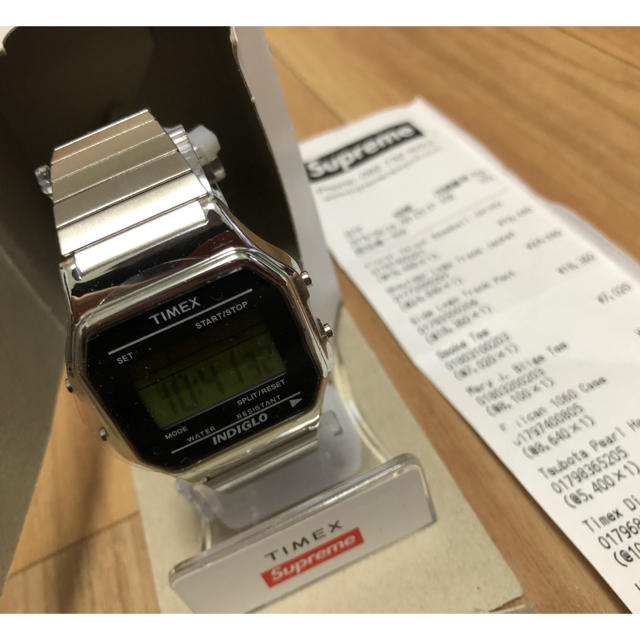 Supreme®/Timex® Digital Watch 新品 シルバー