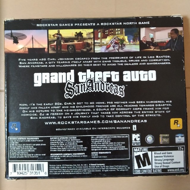 ROC STAR(ロックスター)のGTA SA　北米輸入版　PC用 エンタメ/ホビーのゲームソフト/ゲーム機本体(PCゲームソフト)の商品写真