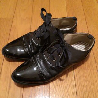 ウィゴー(WEGO)の♡WEGOのブラックのおじ靴♡(ローファー/革靴)