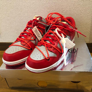 オフホワイト(OFF-WHITE)のNIKE off white dunk 28cm(スニーカー)