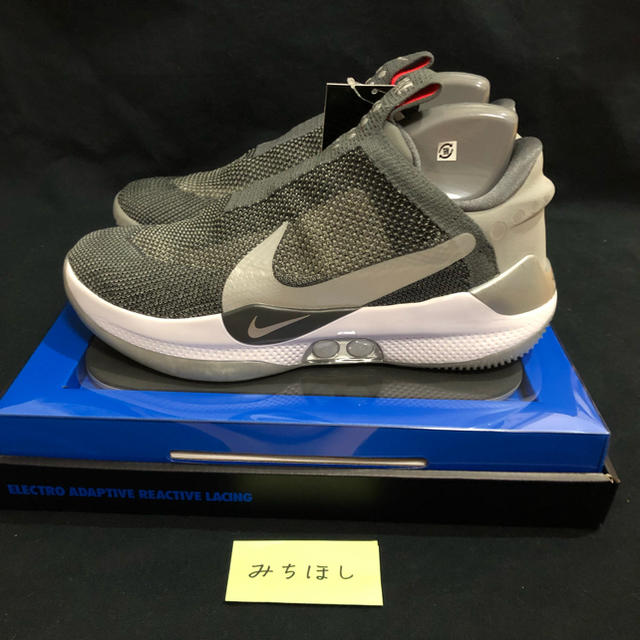 NIKE adapt BB dark gray メンズの靴/シューズ(スニーカー)の商品写真