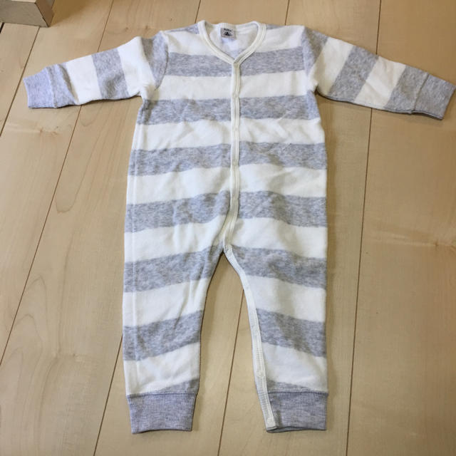 PETIT BATEAU(プチバトー)の新品 プチバトー ロンパース キッズ/ベビー/マタニティのベビー服(~85cm)(ロンパース)の商品写真