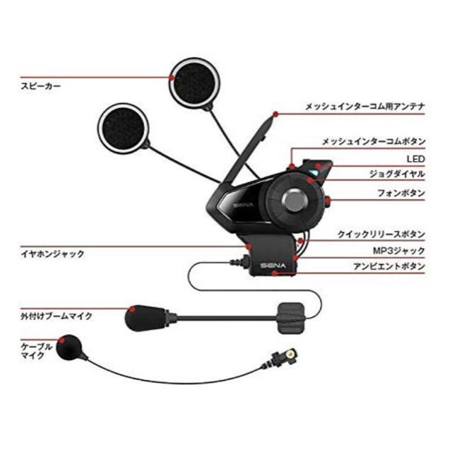 ★新品未開封★SENA  バイク用インカム Bluetooth アメリカ直輸入 自動車/バイクのバイク(その他)の商品写真