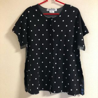 コムデギャルソン(COMME des GARCONS)の未使用◯コムデギャルソン　ドット切り替えTシャツ(Tシャツ(半袖/袖なし))