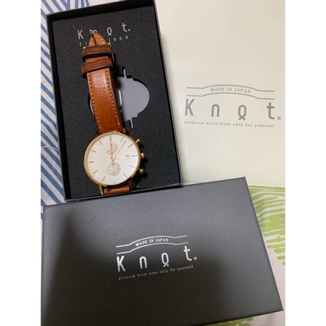 KNOT(ノット)の［チャリンコchieさん専用] KNOT 腕時計 レディースのファッション小物(腕時計)の商品写真