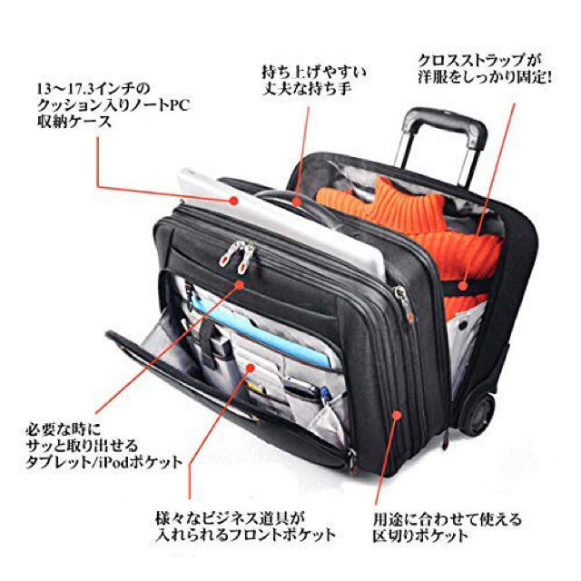 サムソナイト　SAMSONITE　ビジネスキャリー 機内持込可 ラップトップ