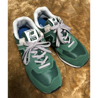 ニューバランス(New Balance)の★ニューバランス574★グリーン27センチ(スニーカー)