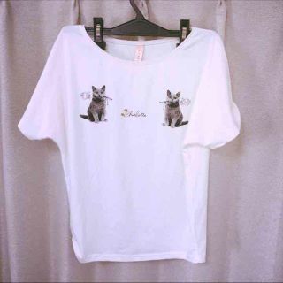 クレイミー(Crayme,)のROSE'N CAT T-SHIRT (Tシャツ(半袖/袖なし))