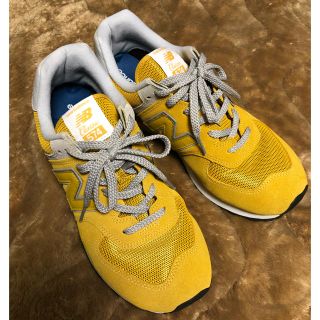 ニューバランス(New Balance)の最終値引き！★ニューバランス574★イエロー27センチ(スニーカー)