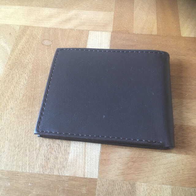 二つ折財布　茶色 メンズのファッション小物(折り財布)の商品写真