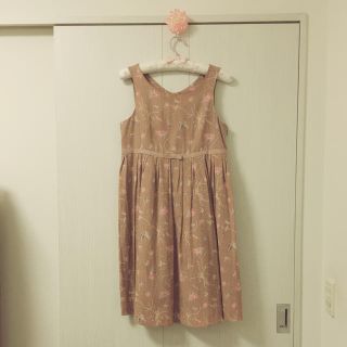 ドットアンドストライプスチャイルドウーマン(Dot&Stripes CHILDWOMAN)のD&S＊舞踏会柄ワンピース(ひざ丈ワンピース)