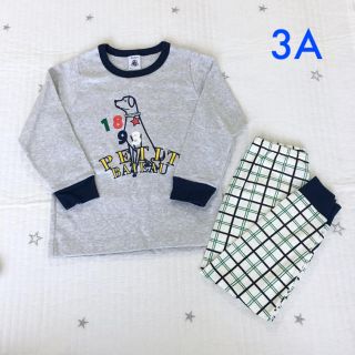 プチバトー(PETIT BATEAU)の新品未使用  プチバトー  プリント  長袖  パジャマ  3ans(パジャマ)