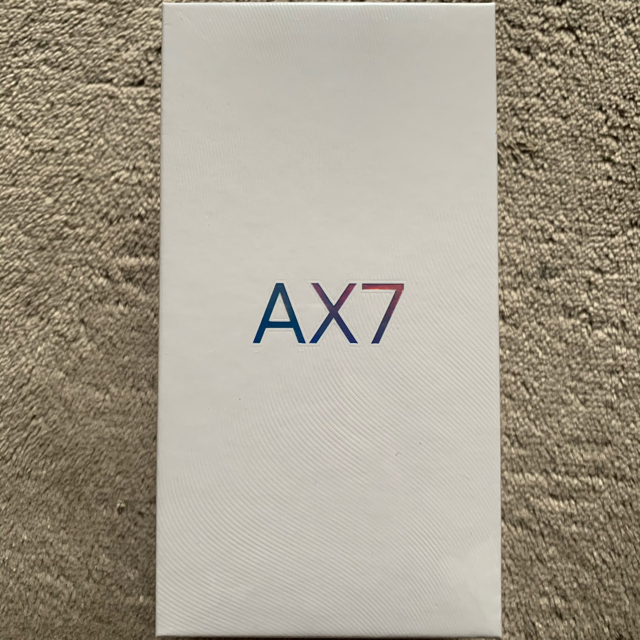 値下げ！OPPO AX7 新品未使用 アンドロイド　スマートフォン