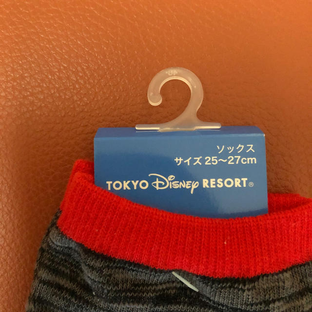 Disney(ディズニー)のディズニーリゾート メンズ ソックス 25〜27cm メンズのレッグウェア(ソックス)の商品写真