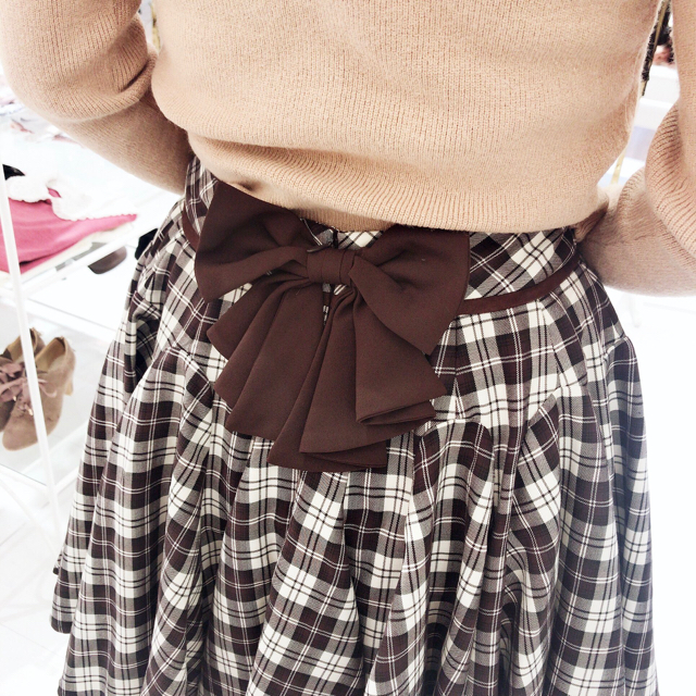 LODISPOTTO(ロディスポット)のmille fille closet チェック柄スカート レディースのスカート(ミニスカート)の商品写真