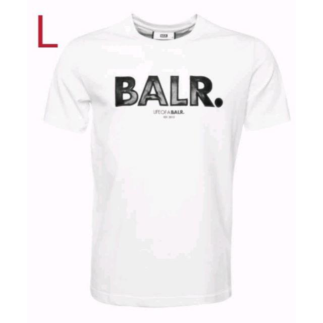 BALR.Black Label　Tシャツ　白 L 黒L　2枚セットTシャツ/カットソー(半袖/袖なし)