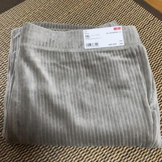 ユニクロ(UNIQLO)の最終値下げ　新品　コーデュロイフレアパンツ　グレイ　XXL(カジュアルパンツ)