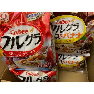 カルビー(カルビー)のカルビー フルグラ、チョコ&バナナ 4袋セット(その他)