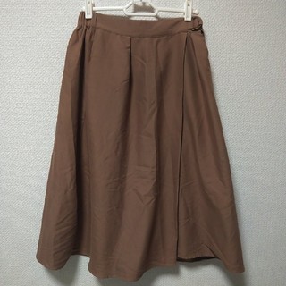 ショコラフィネローブ(chocol raffine robe)のchocol raffine 　ブラウン　ロングスカート(ロングスカート)