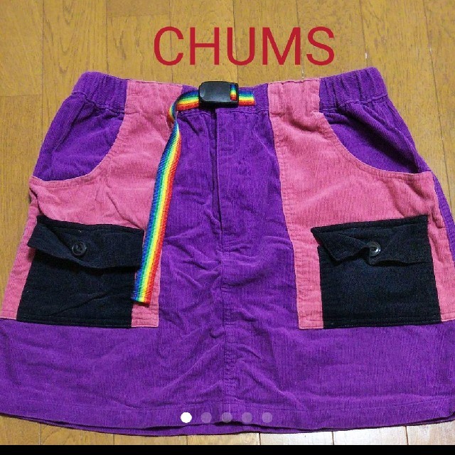 CHUMS(チャムス)のチャムス☆スカート☆レディースM レディースのスカート(ひざ丈スカート)の商品写真