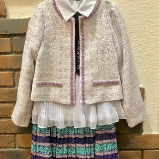 アナスイミニ(ANNA SUI mini)のアナスイミニ 入学式 ジャケット スカート ブラウス(ドレス/フォーマル)