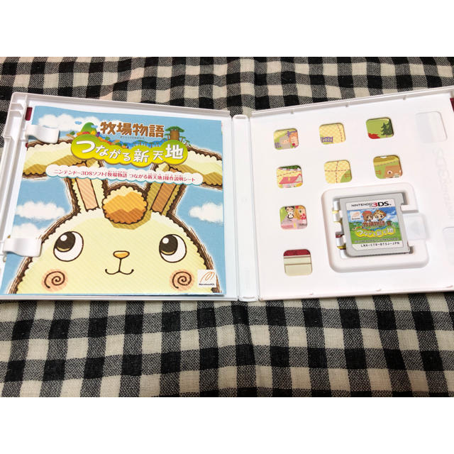 ニンテンドー3DS(ニンテンドー3DS)の【値下げ中！】牧場物語 つながる新天地 3DS エンタメ/ホビーのゲームソフト/ゲーム機本体(家庭用ゲームソフト)の商品写真