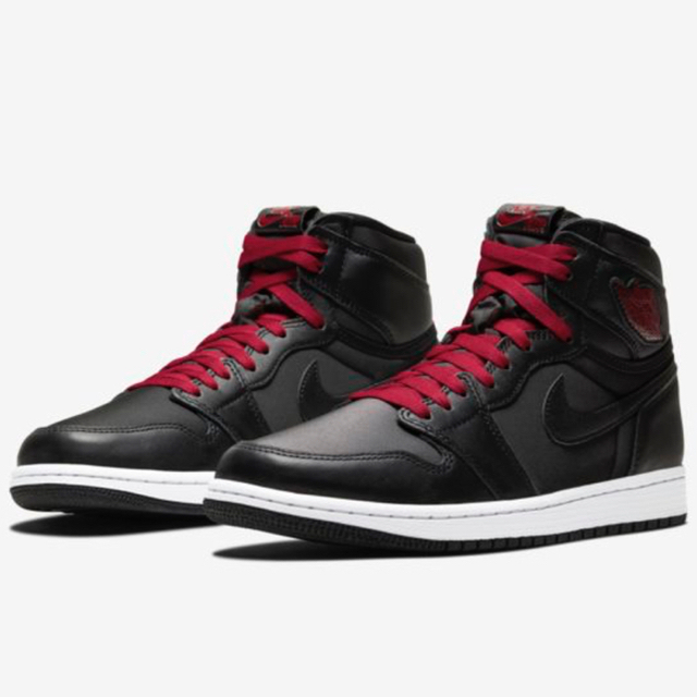 【26.5cm】NIKE AIR JORDAN 1 OG BLACK SATIN