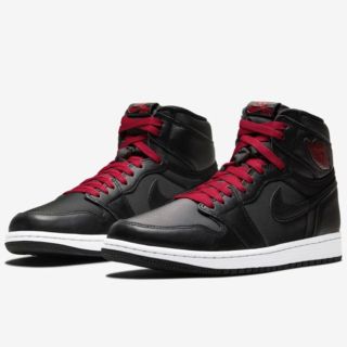 ナイキ(NIKE)の【26.5cm】NIKE AIR JORDAN 1 OG BLACK SATIN(スニーカー)