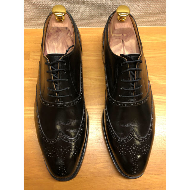 Crockett&Jones(クロケットアンドジョーンズ)の【スコッチグレイン】　ウィングチップ　　　スタイルがいい、お手入れ最上級の美品 メンズの靴/シューズ(ドレス/ビジネス)の商品写真