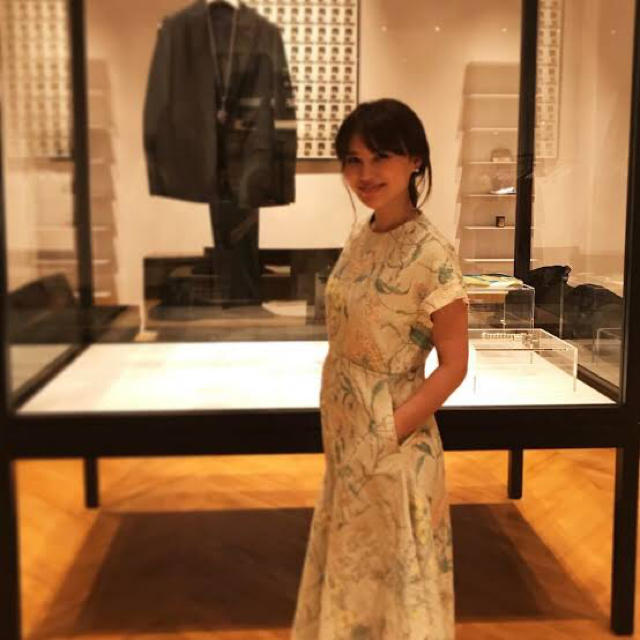 極美品☆ドゥロワー フラワーワンピース 神崎恵着用 花柄 ロング