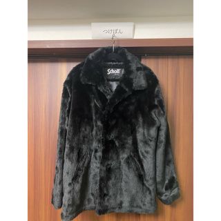 ショット(schott)のSchott/ショット/BOA SINGLE PEA COAT/fauxfur(ピーコート)