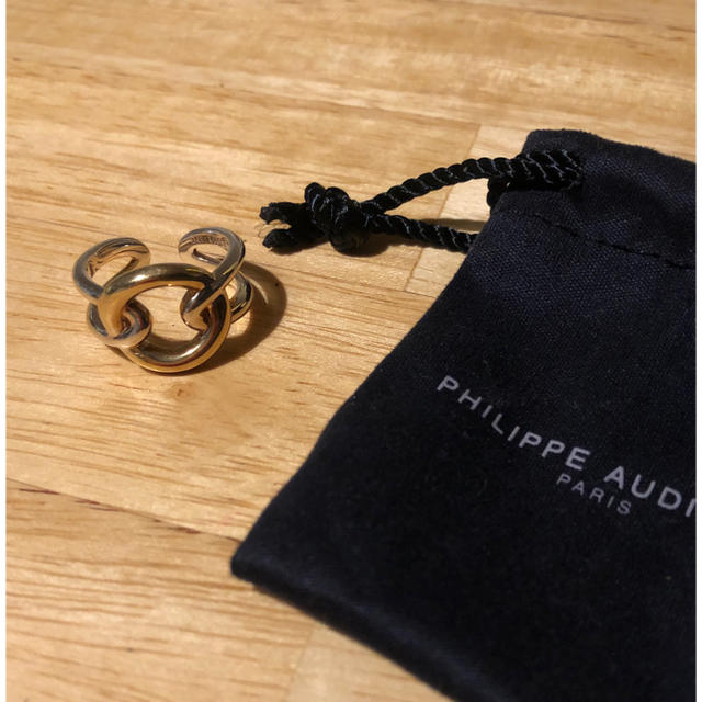 Philippe Audibert(フィリップオーディベール)の今期 美品 フィリップオーディベール バイカラーリング レディースのアクセサリー(リング(指輪))の商品写真