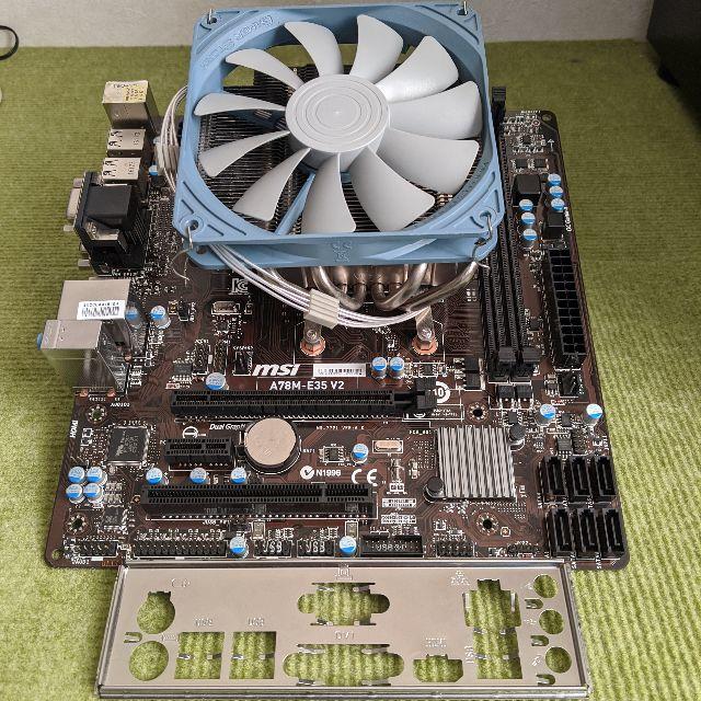 AMD A4-7300 A78M-E35 FM2+　CPU　マザーボード ファン