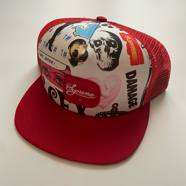 Supreme Blood Mesh Back 5-Panel キャップ