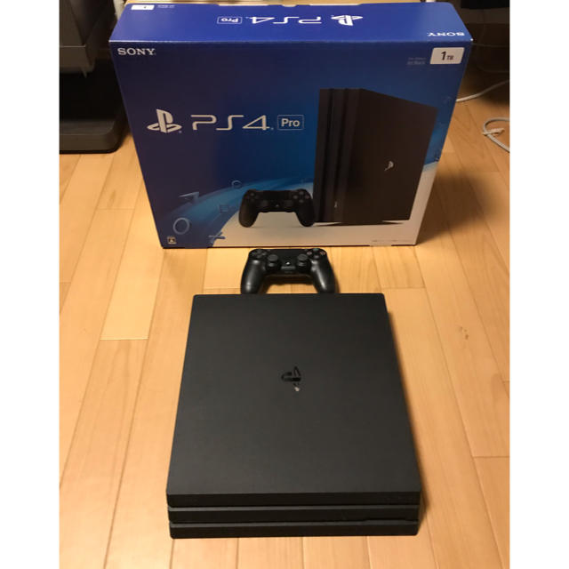 ゲーム美品 PlayStation4 Pro ブラック1TB CUH-7100BB01