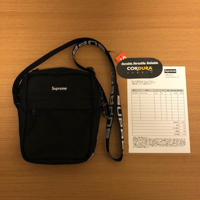 supreme 18ss shoulder bag blackショルダーバッグ