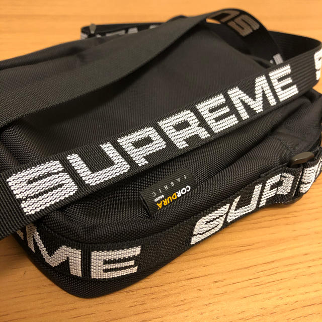 supreme 18ss shoulder bag black 2