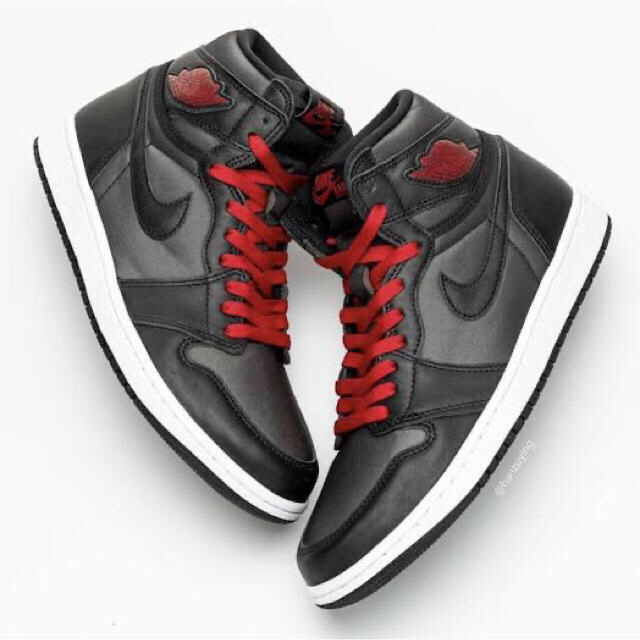 NIKE(ナイキ)のNIKE AJ1 HIGH Black/GymRed エアジョーダン1 メンズの靴/シューズ(スニーカー)の商品写真