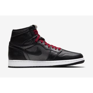 ナイキ(NIKE)のNIKE AJ1 HIGH Black/GymRed エアジョーダン1(スニーカー)