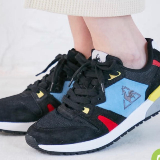 le coq sportif(ルコックスポルティフ)の《最終値下げ‼︎》スエード切替スニーカー(23.5cm) レディースの靴/シューズ(スニーカー)の商品写真