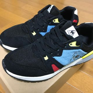 ルコックスポルティフ(le coq sportif)の《最終値下げ‼︎》スエード切替スニーカー(23.5cm)(スニーカー)