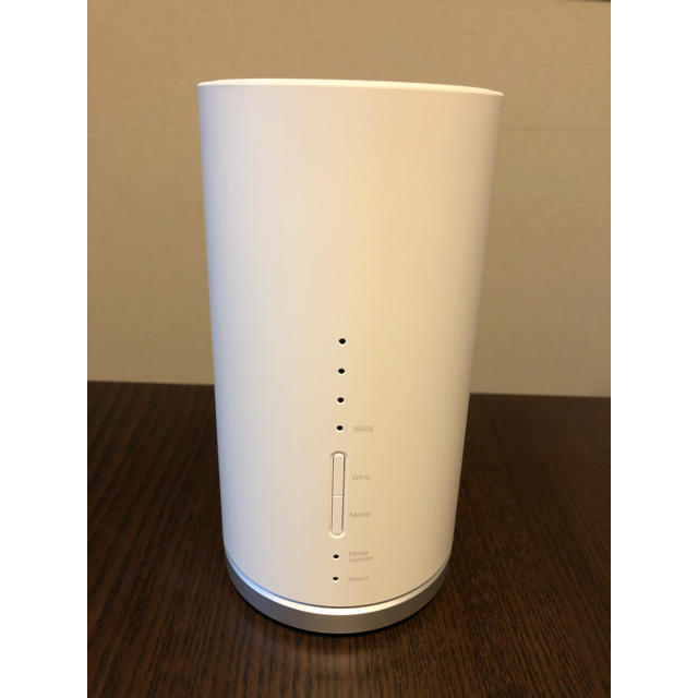 au(エーユー)の【美品】UQ WiMAX Speed Wi-Fi HOME L01 付属品完備 スマホ/家電/カメラのPC/タブレット(PC周辺機器)の商品写真