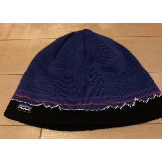 パタゴニア(patagonia)の古着　patagonia パタゴニア　ビーニー　ニット　cap(ニット帽/ビーニー)