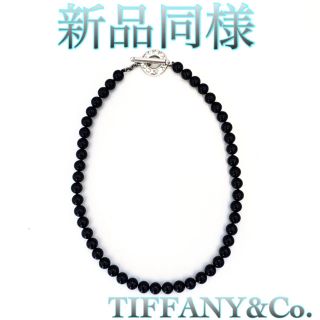 ティファニー(Tiffany & Co.)の大特価‼️ティファニー ブラックオニキスビーズトグル ネックレス カラーストーン(ネックレス)