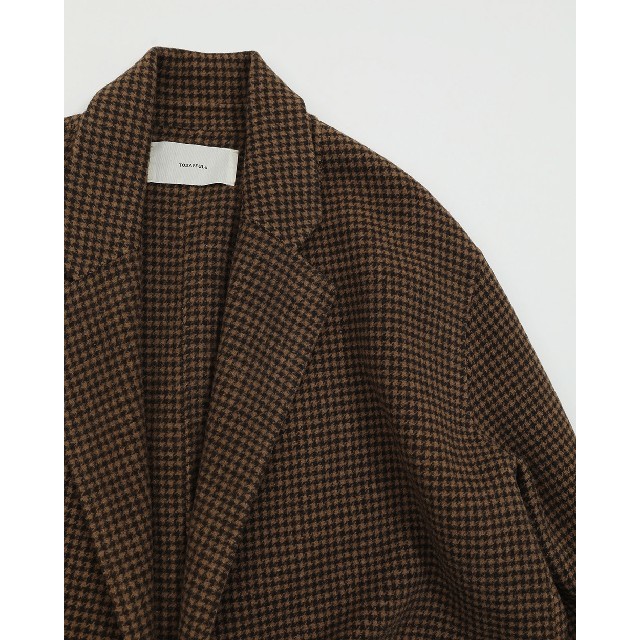 直売在庫 TODAYFUL Over Check Coat 38 オーバーチェックコート ロング