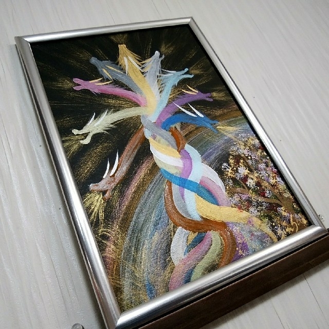 SALE格安 風水開運絵画＊龍樹　虹樹～九頭龍～全体運　邪気払い 発展 パワーアップ 困難回避の通販 by 幸せ画廊♡幸運 開運 風水 ヒーリング｜ラクマ 正規品国産