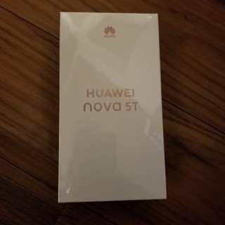 アンドロイド(ANDROID)のHUAWEI　nova5T 新品未開封　SIMフリー(スマートフォン本体)